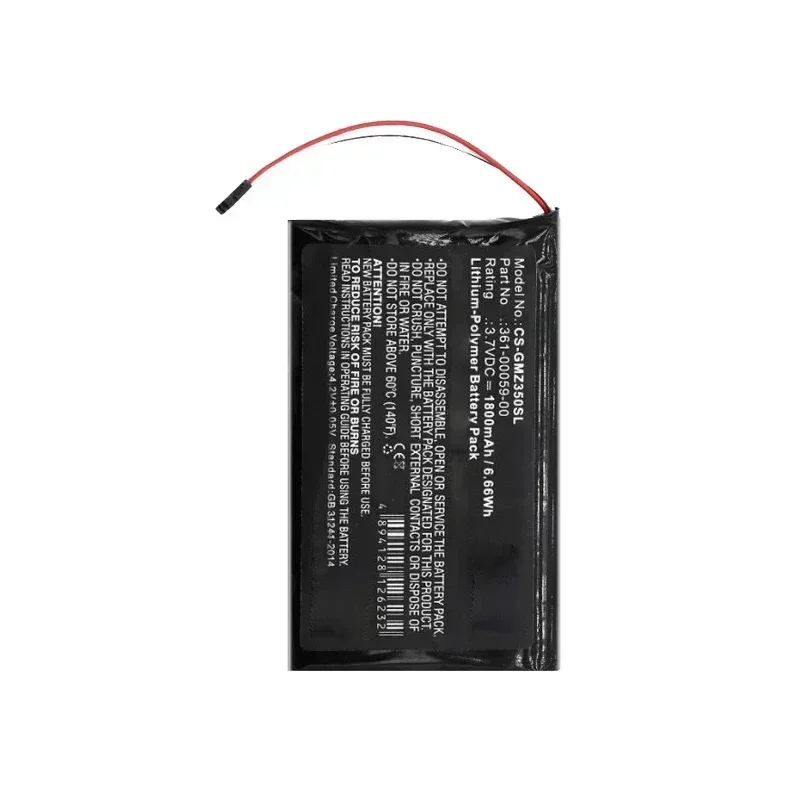 1800 мАч 361-00059-00 Аккумулятор для Garmin ZUMO 350LM 390LM 340LM Аккумуляторы GPS-навигатора
