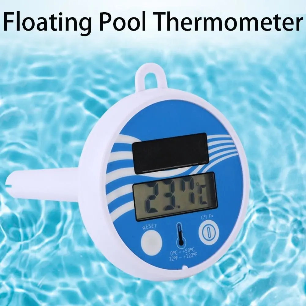 

ABS Digital Thermometer Floating Water Temp Tester Floating Pool Thermometer for Swimming Pool Bath Water Aquarium Spa Hot Tub