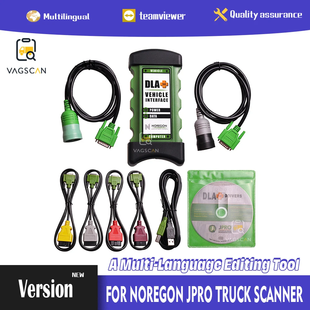 

Professional Heavy Truck Diagnostic Scanner Tool for Noregon J1309 + 2.0 Adapter Kit diagnostic tools