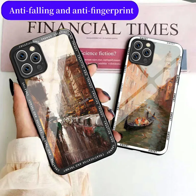 

Cute Pet Glass Case for Samsung S22 S23 S21 S20 Plus Ultra Note 20 Ultra Note 10 Plus