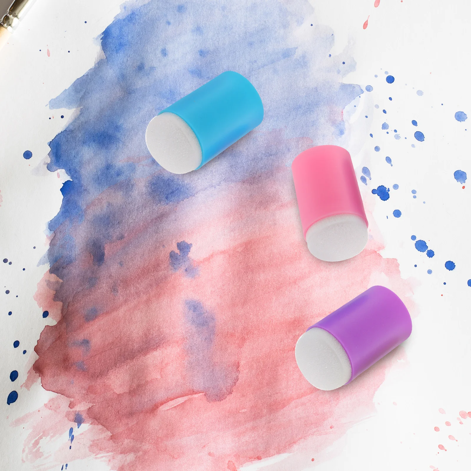 40 шт. губка для пальцев губки макияжа рисования аппликатор печать кроватки ПВХ