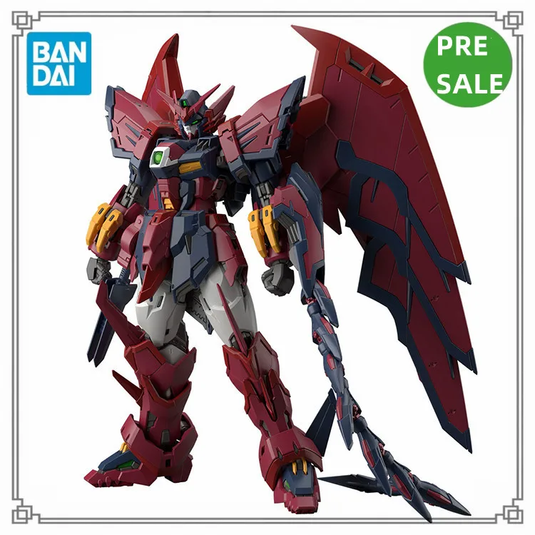 Oz-13ms Epyon Gundam 1/144 Rg Original Pvc Action Figures Collector Cartoon Toys For Children Gift Birthday Gifts