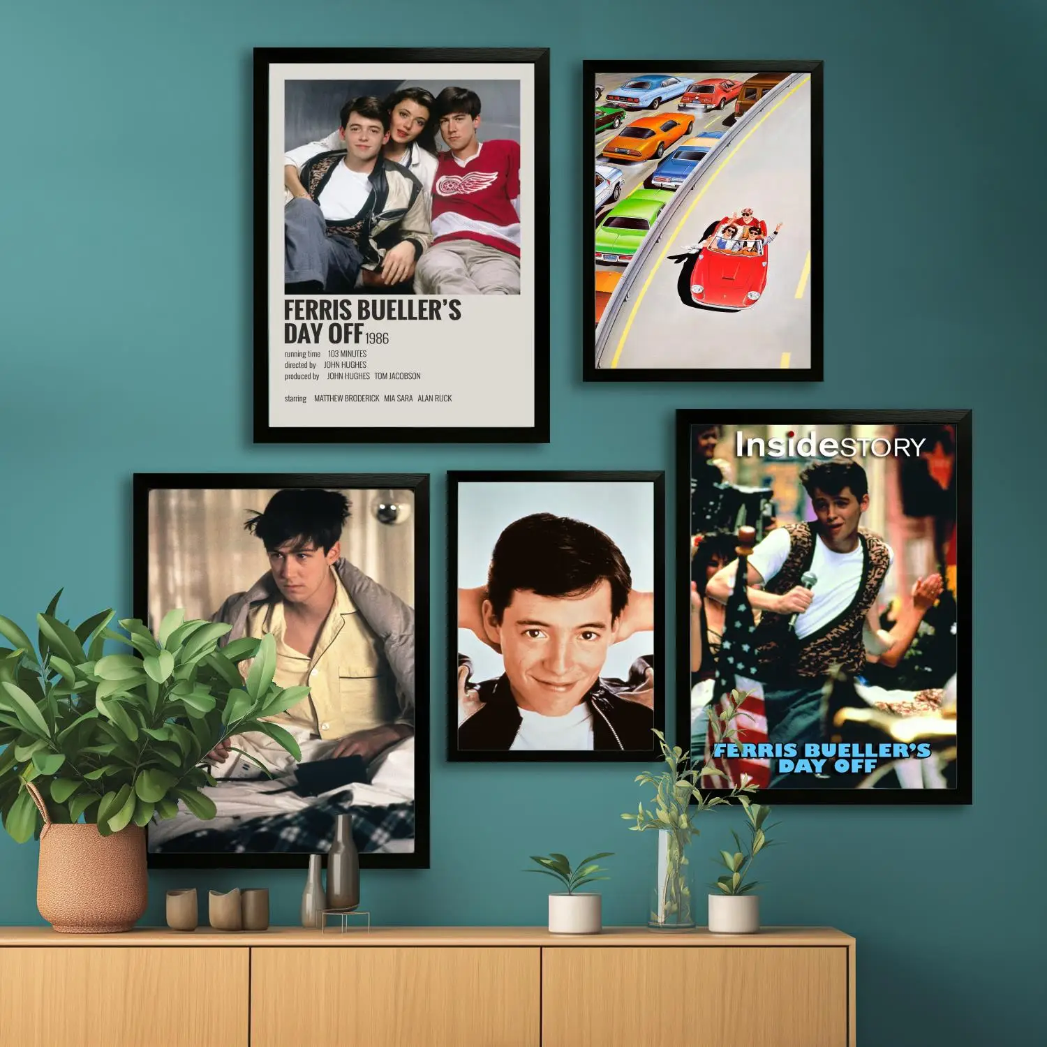 Ferris Bueller Movie Canvas Art Плакат и настенное искусство картина с принтом Современная