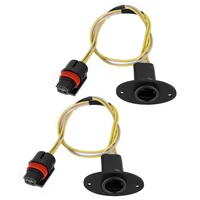 1 pair license plate light wiring harness assembly rear lamp socket pigtail compatible for dodge ram 1500 2500 3500