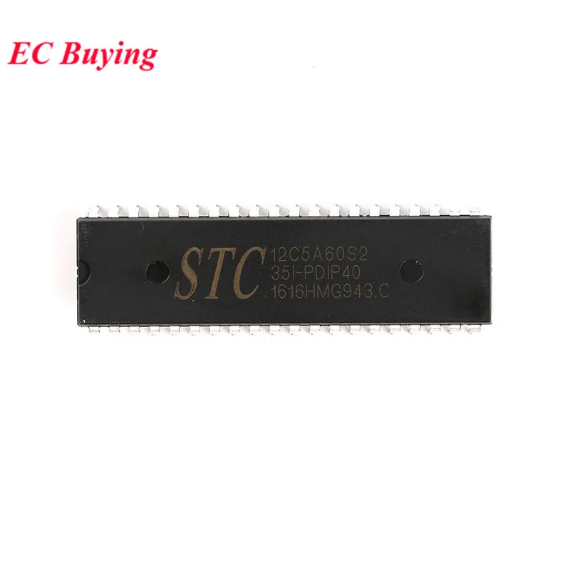STC STC12C5A60S2-35I-PDIP40 STC12C5A60S2 35I PDIP40 12C5A60S2 многосерийный 8051 микрокомпьютер с одним чипом