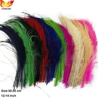 30 35cm 12 14 inch beautifully peacock swords cut feathers dyed for diy