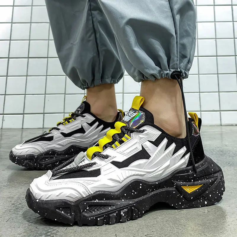 Men's shoes in summer breathable old shoes fried streets sports and leisure wild trend teenagers' high shoes