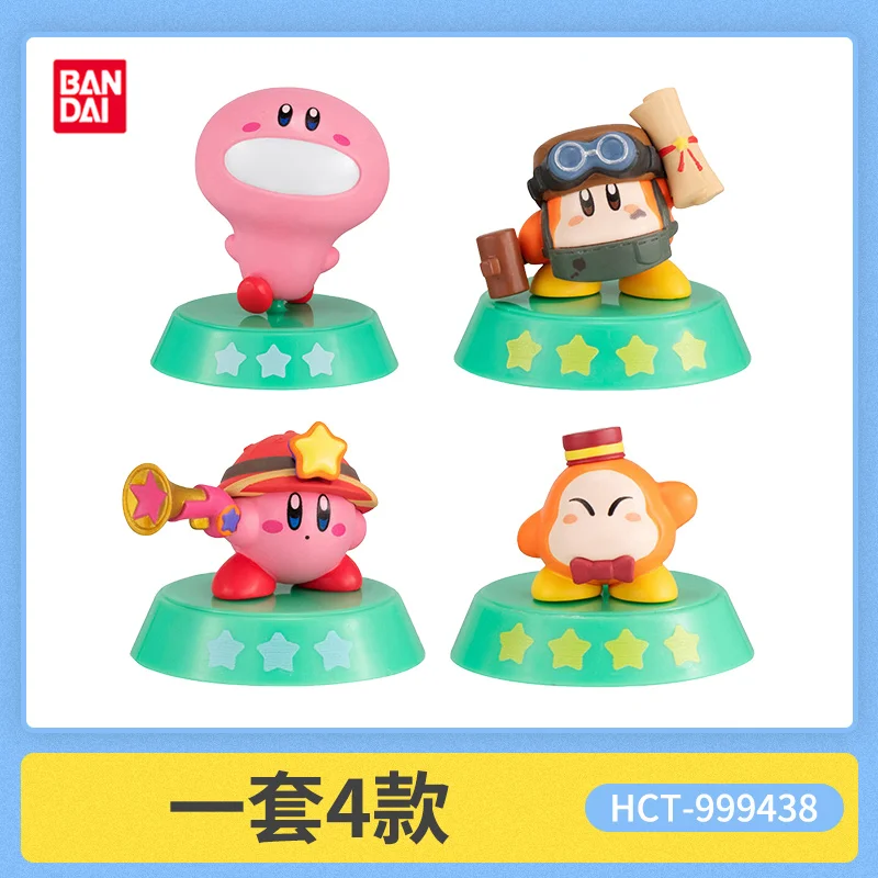 Фото BANDAI Kirby Explore Find Series Gashapon Toy Pink Devil Kirby Waddle Dee Фигурка Модель Детский Сюрприз Подарочные Украшения №4