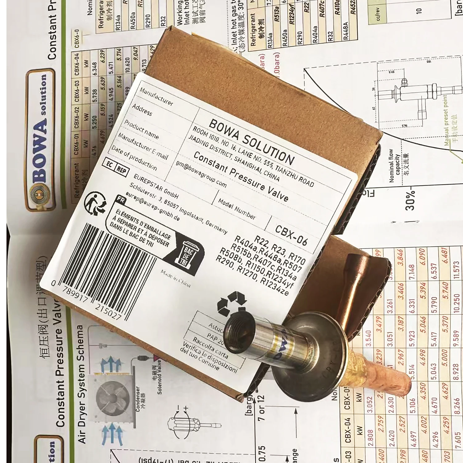 

Регулируемый перепускной клапан горячего газа CBX-06, регулятор емкости используется в лабораторных шампере для испытаний высокой и низкой температуры.