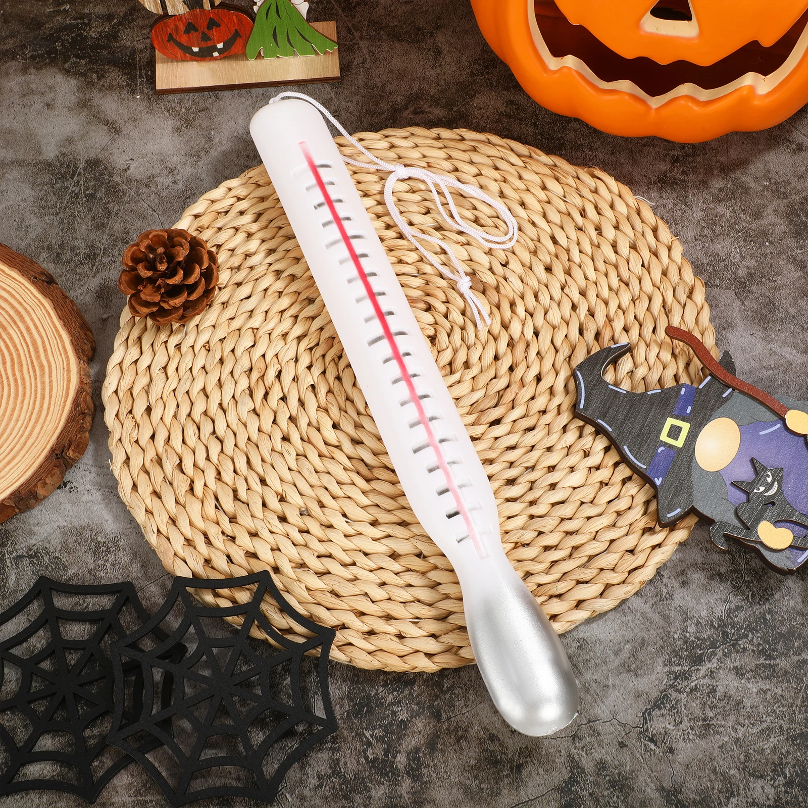 

Имитационный термометр белый пластик