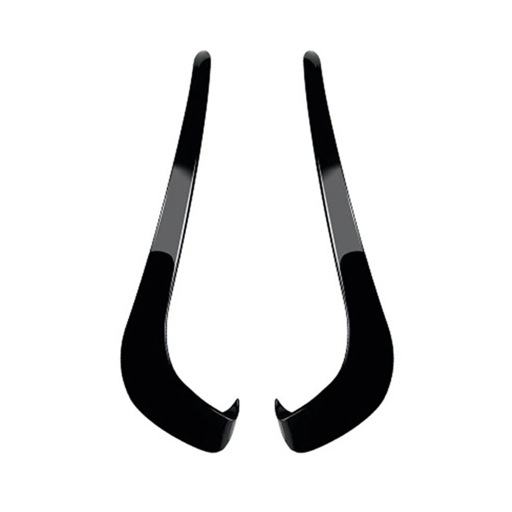 

Car Bright Black Front Fog Lamp Eyebrow Wind Knife Fog Light Eyebrow Eyelid Trim Cover for VW Passat B7 2011-2015