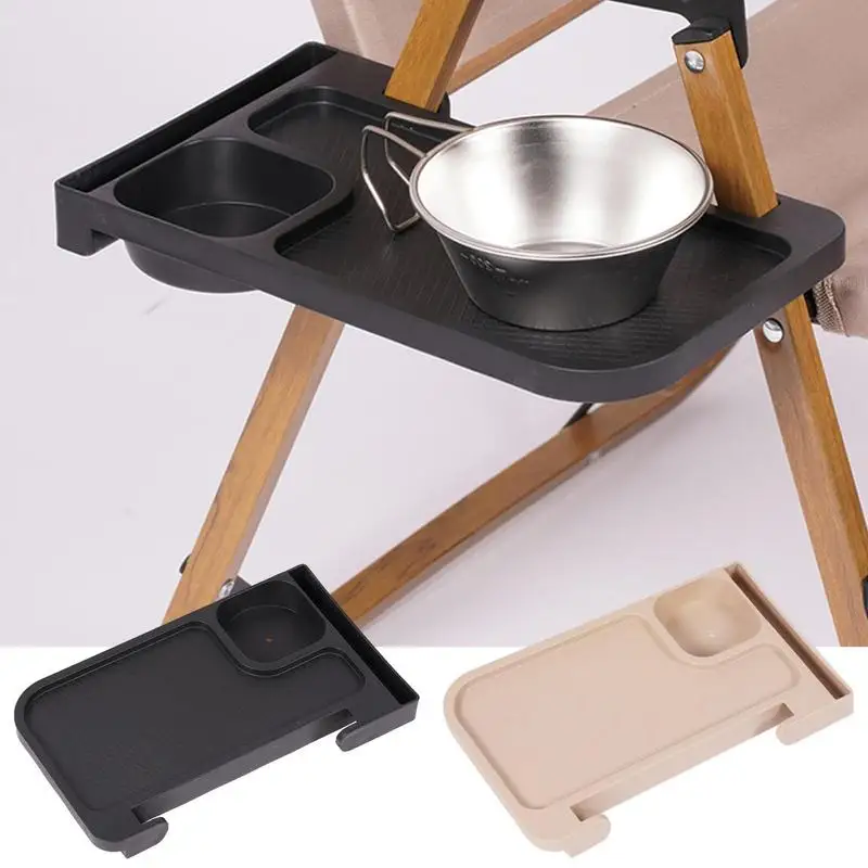 

Chair Arm Tray Armrest Tray Storage Chair Organizer Chair Arm TV Remote Holder With A Stable Bottom Grid Design For Armrest Cup