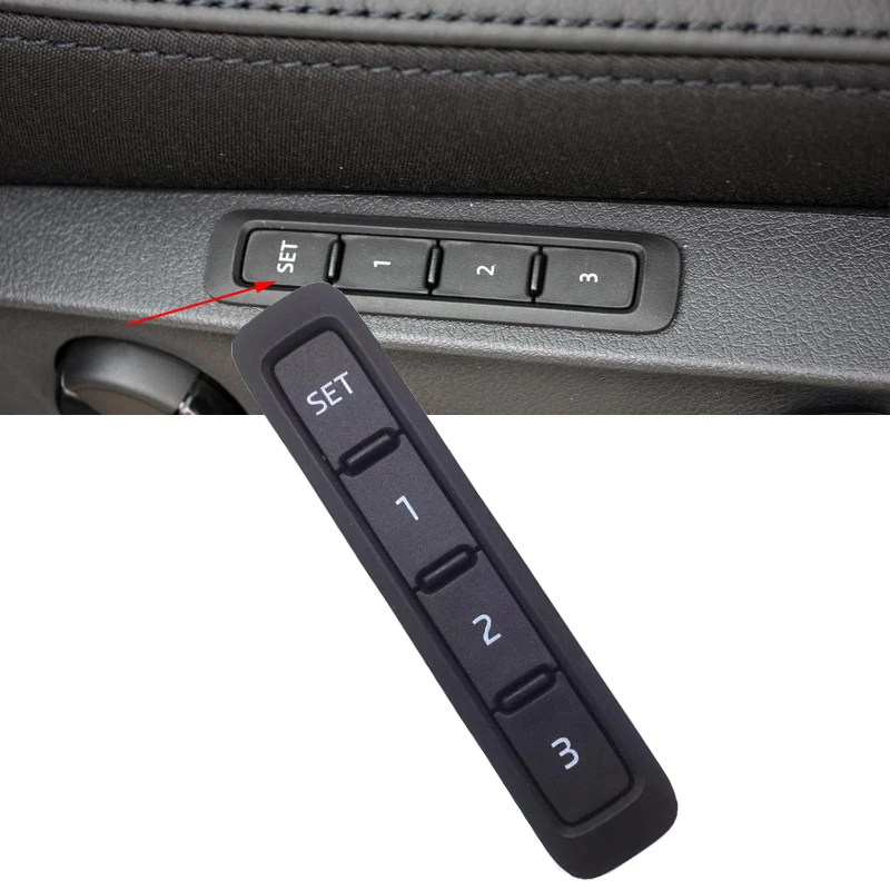 

Car seat adjustment memory switch Button For VW PASSAT B7 CC TIGUAN Sharan Skoda Octavia Superb Yeti Alhambra 1Z0959769A
