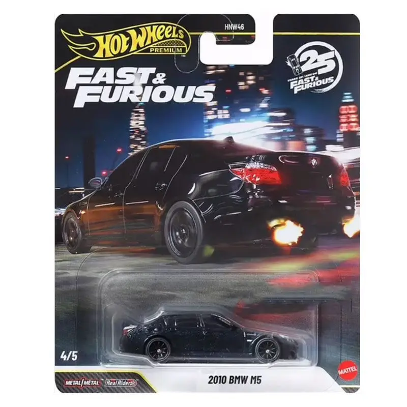 Фото Коллекционная серия Hot Wheels Car Culture Premium: Модели автомобилей из фильма «Форсаж» — Dodge Charger, Challenger, Honda NSX, BMW M5 (литые игрушечные модели) №5