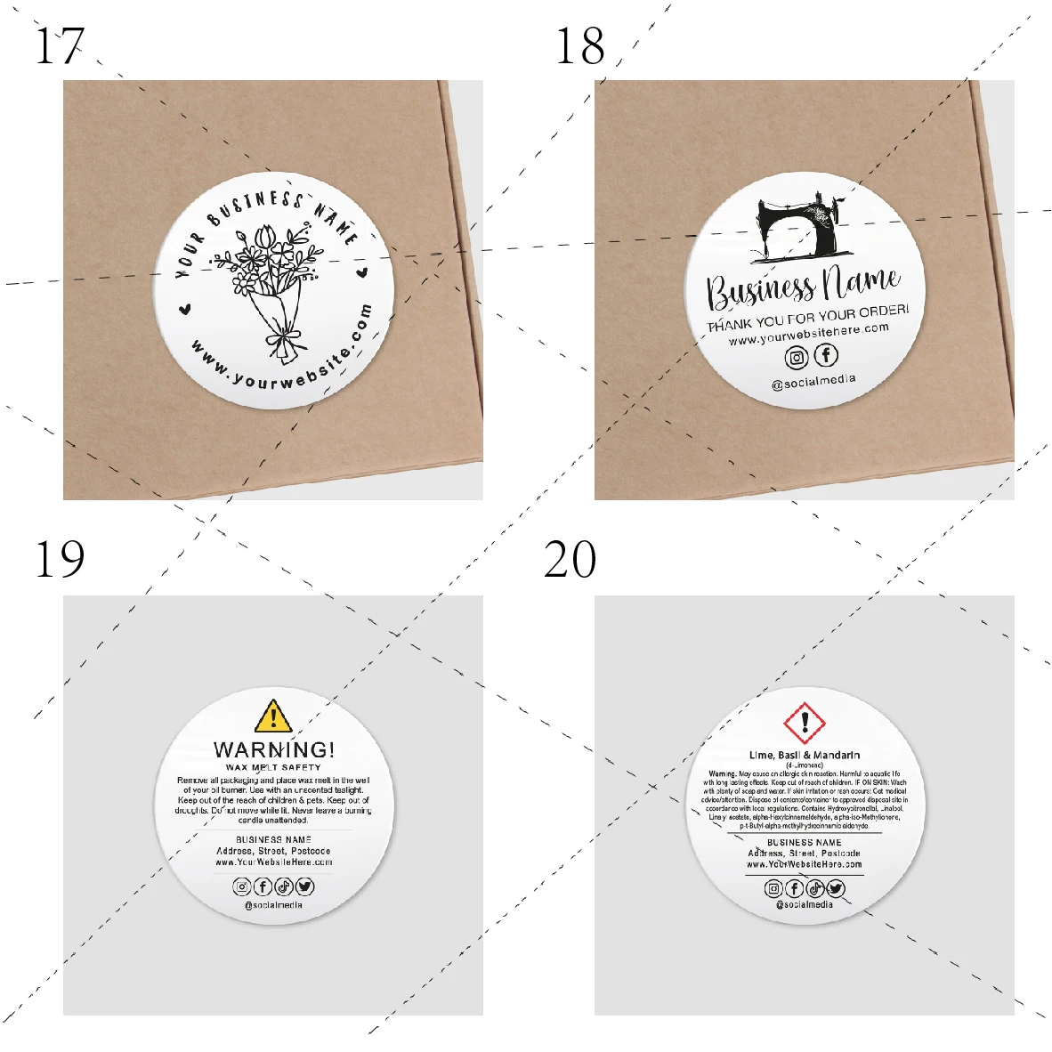 Рисунок 5 - персонализированные наклейки на заказ