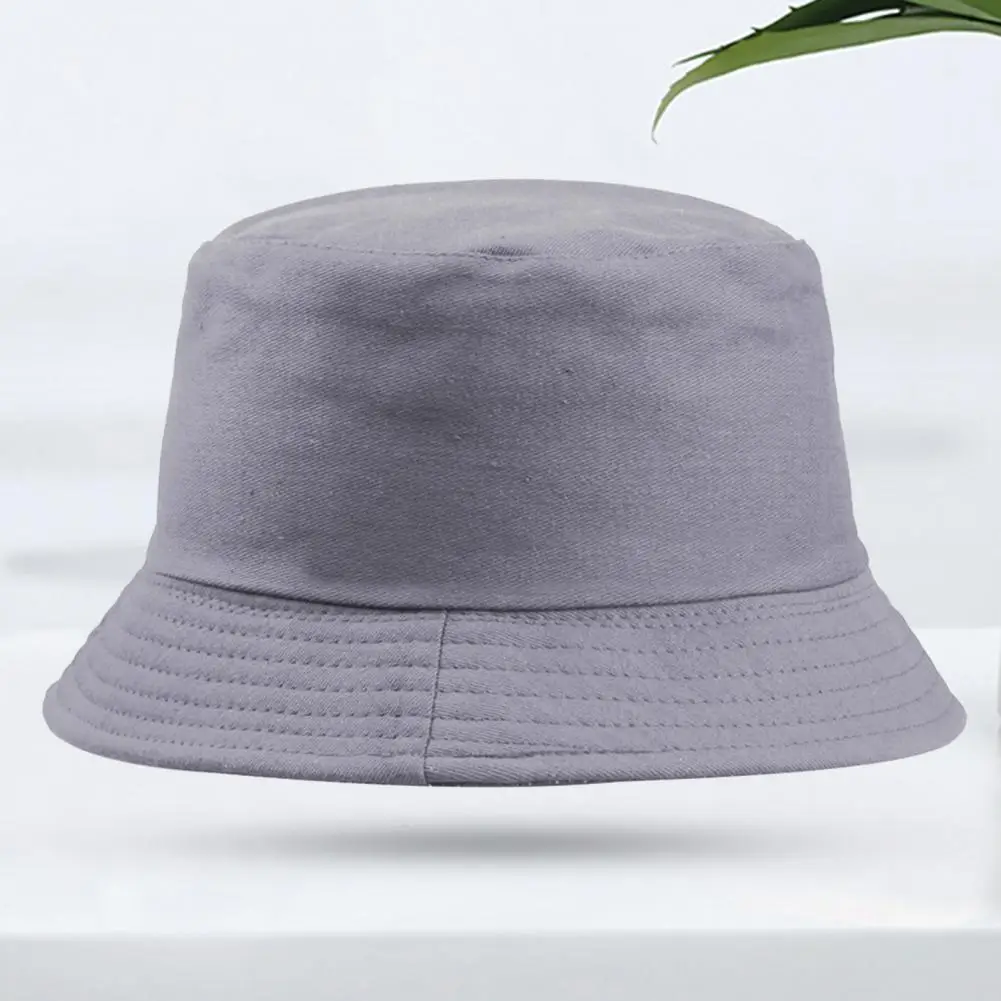 

Washable Popular Young Style Bucket Hat Headwear Sun Hat Comfortable for Holiday