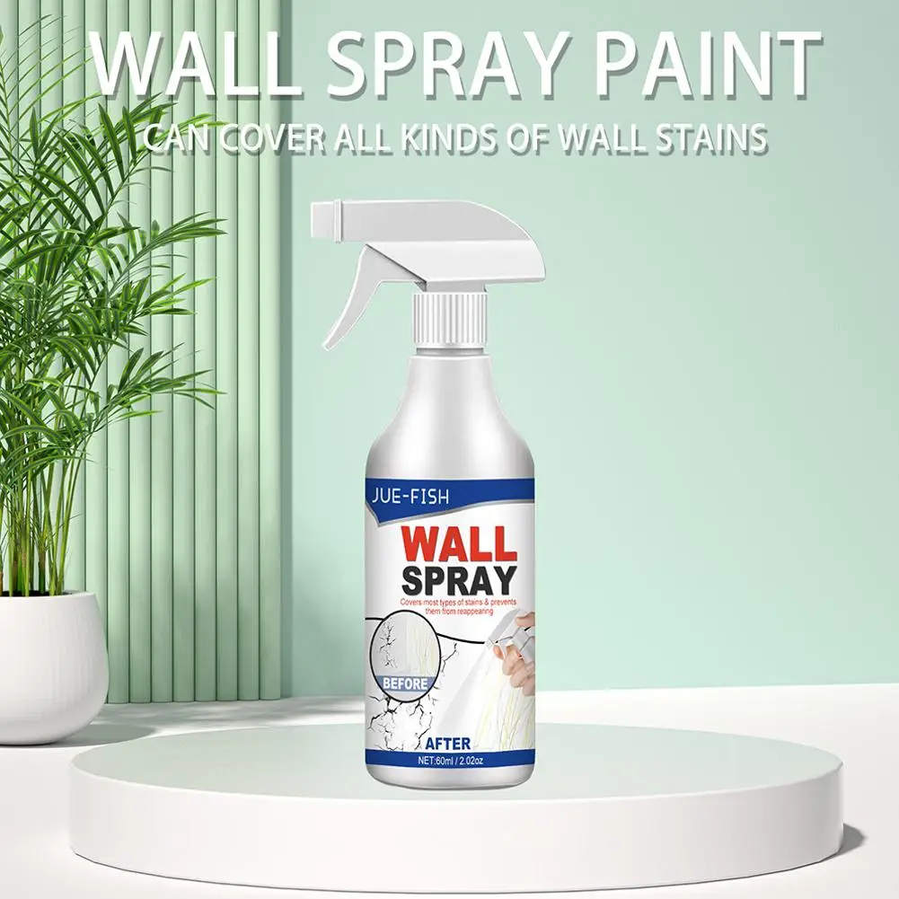 

Multifunctional Interior Refurbishment Paint Household 60ml Wall Proof Mold Remover Paint Anti-mildew Spray Cleaner Cleaner T9S2