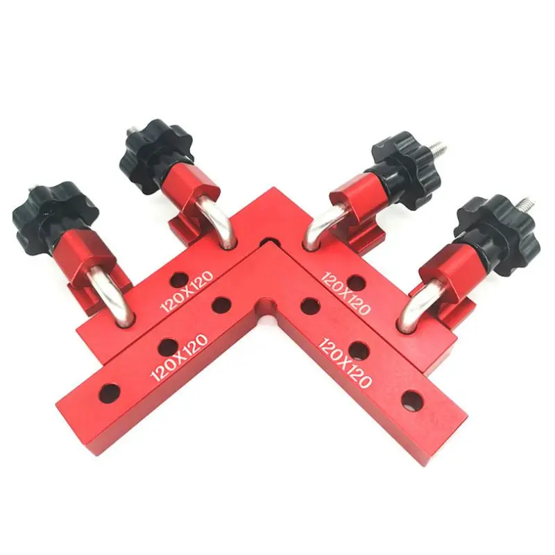 

L-Shaped Auxiliary Fixture Splicing board Positioning Panel Fixed Clip Carpenter's Square Ruler Woodworking Tool 367D