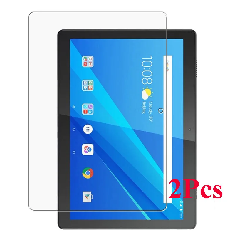 

2pcs 9H Tempered Glass For Lenovo Tab M10 TB-X605F X505F 10.1 Screen Protector Anti Scratch Bubble Free HD Clear Protective Film