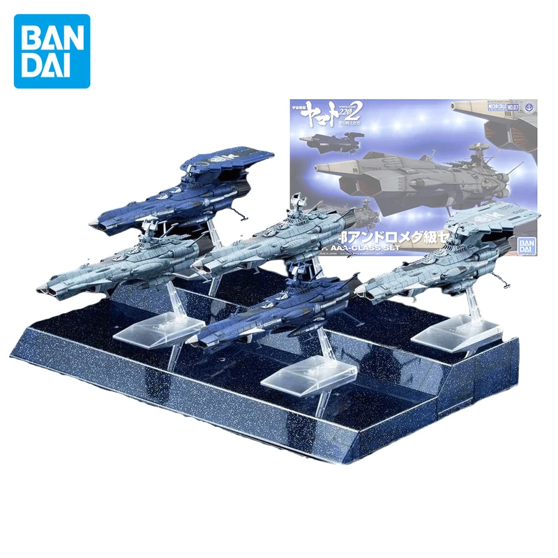 

Original Bandai The universe warships Andromeda Set Assembly Model Suit Anime Action Figures Kids Toys Birthday Gifts