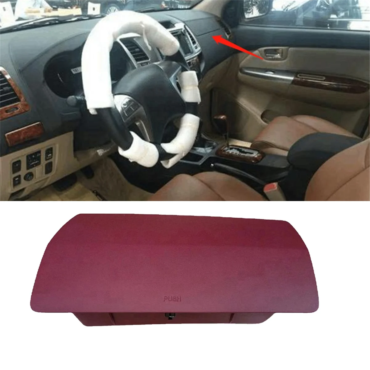 Ящик для хранения приборной панели автомобиля 55042-0K020-B0 Toyota Hilux Vigo Mk6 Mk7 Fortuner