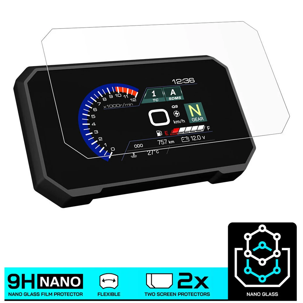 

Для Suzuki V Строма 1050DE 2023 приборной панели мотоцикла HD кластерный дисплей Защита от царапин нано стеклянная пленка V-STROM 1050DE 2023
