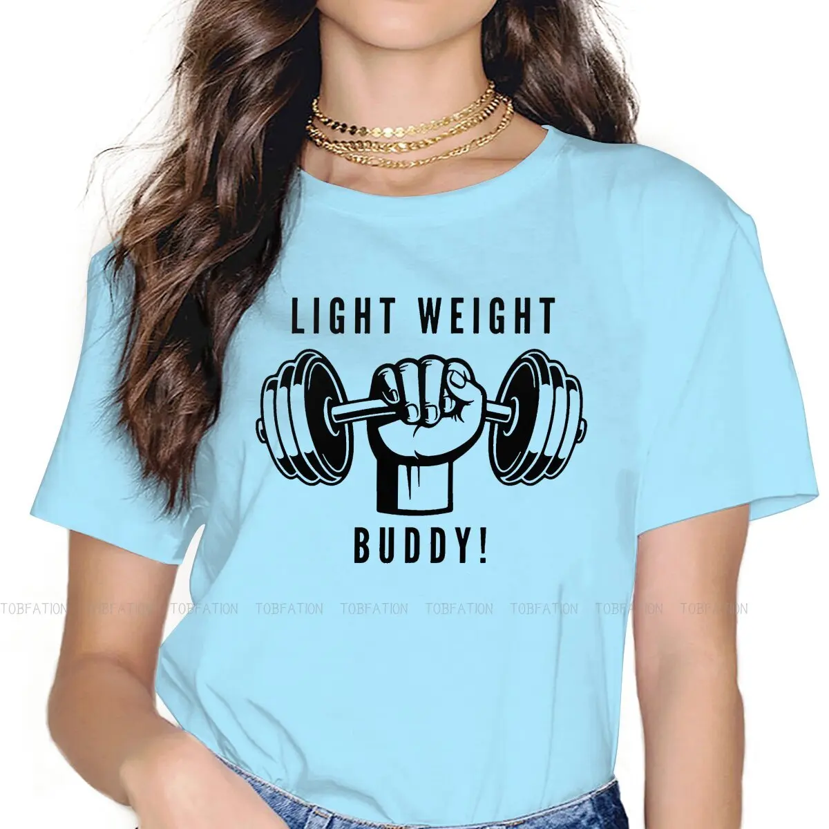 

Ronnie Coleman Fit Exercise TShirt for Woman Girl Strong Sticker Basic Summer Sweatshirts T Shirt Novelty Loose