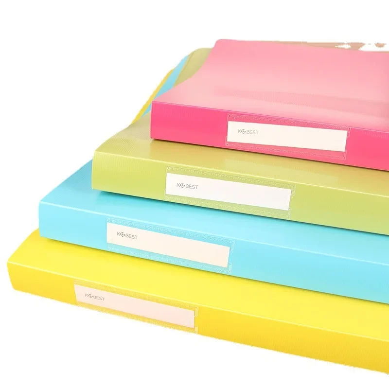 Kobest A2 Transparent Document Folder Multilayer Page Inserts For Sketching Posters Storage Album Organizer