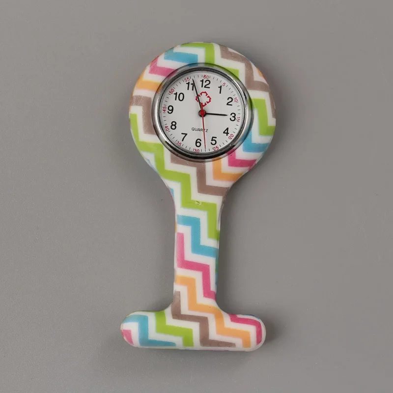 Factory Wholesale Silicone Nurse Watch Water Transfer Silicone Nurse Table Cute Portable Nurse Table Gift Pocket Lady Watches