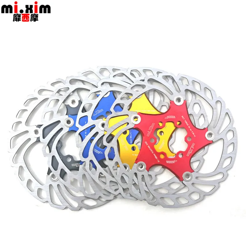 

Mi Xim Bicycle Floating Brake Disc Float\ Ultralight MTB Mountain Bike Brake Pads Six Hole Disc Rotors 160 / 180mm Bike Parts