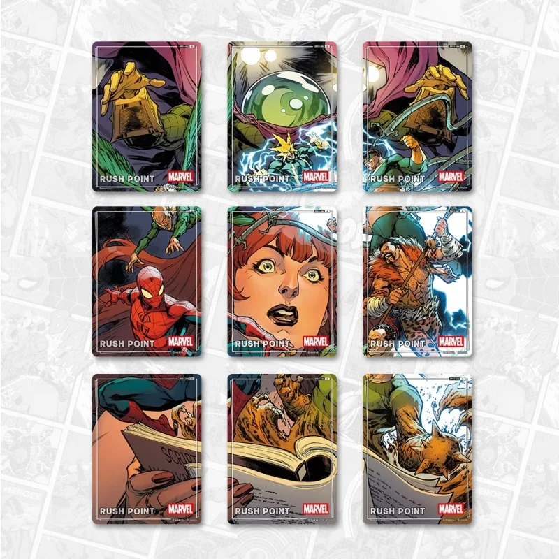 Фото Оригинальная карточная игра CARD.FUN Marvel Spiderman, официально лицензированная, коллекционные боевые карты супергероев из серии «Мстители», SP01 №4