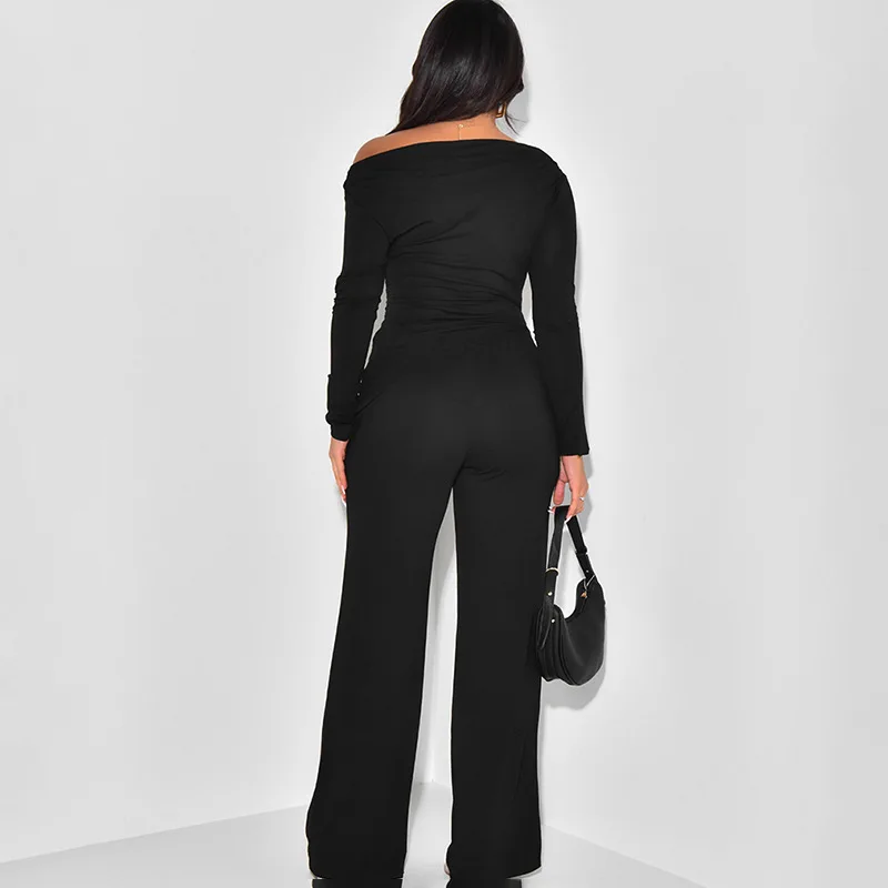 Свободный комплект из 2 предметов с разрезом на шее классические базовые