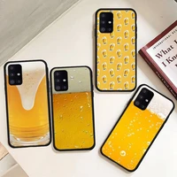 world beers alcohol summer bubble phone case for samsung galaxy a s note 10 12 20 32 40 50 51 52 70 71 72 21 fe s ultra plus