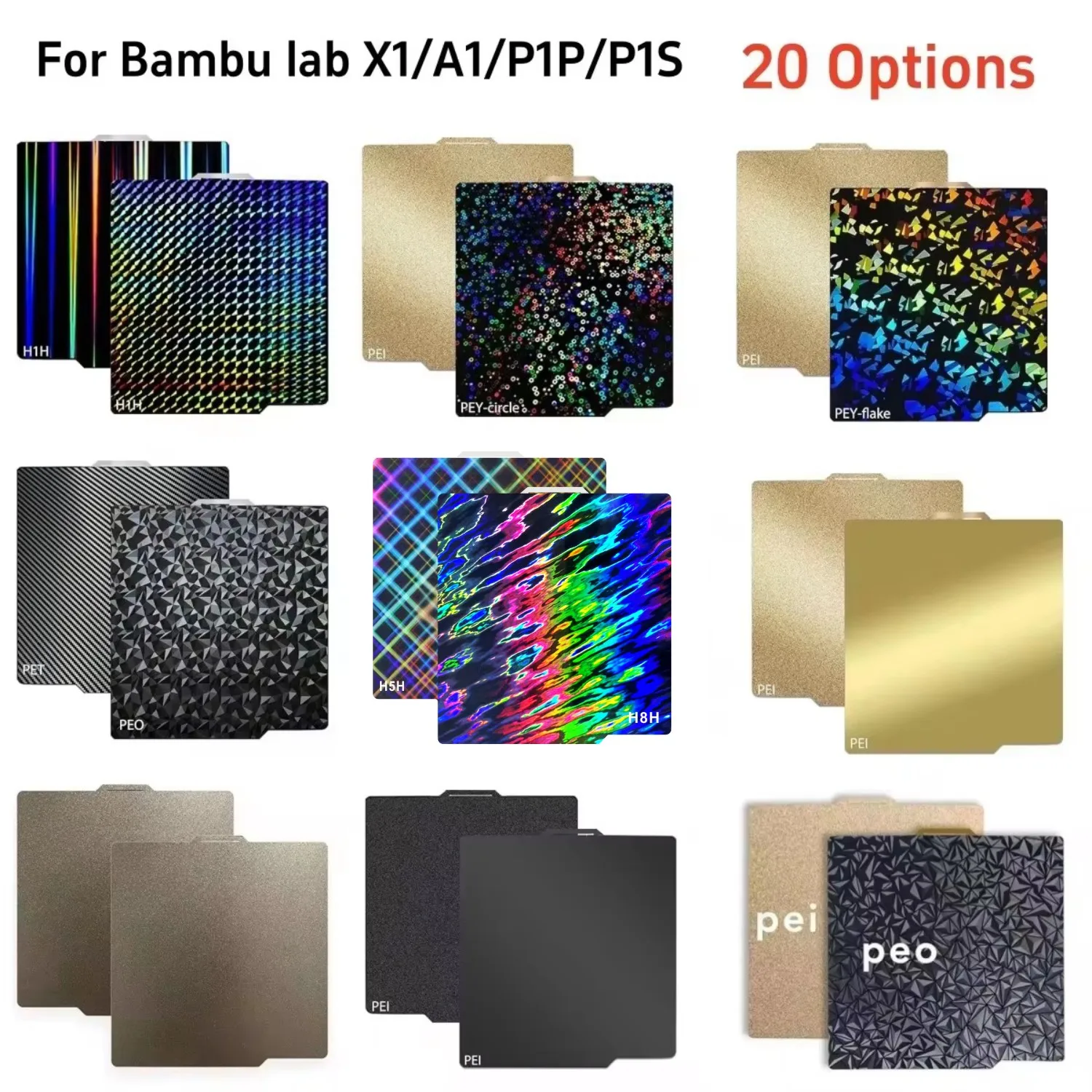 257x257 мм для лабораторной сборной пластины Bambu A1 X1 Carbon PEO PET PEY PEI H1H Магнитная