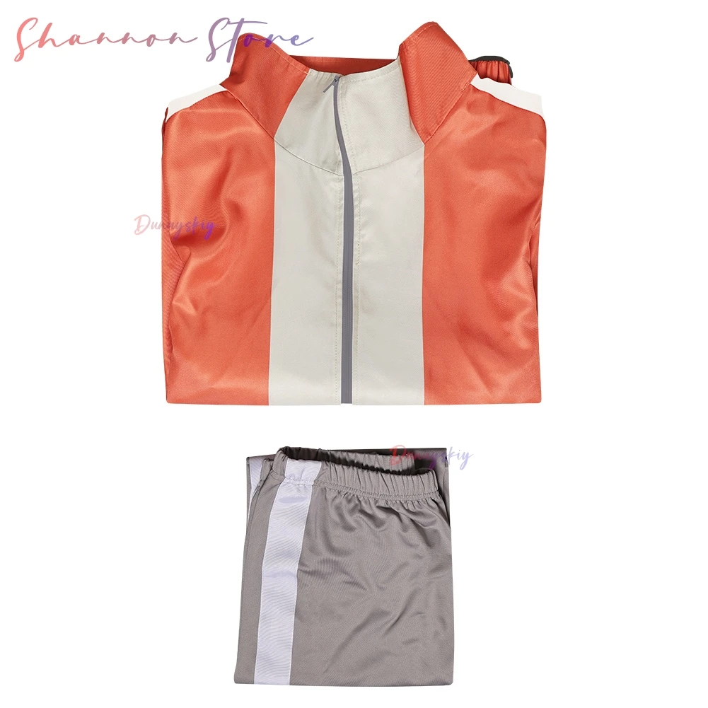 Jiji Косплей Аниме Dandadan Фантазия Топ Брюки Костюм Маскировка Для Мальчиков Мужчин