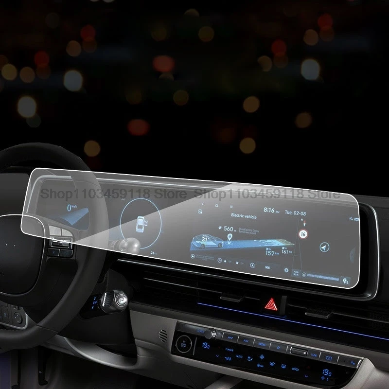 

Защитная пленка из ТПУ для Hyundai Ioniq 6 2022 2023, автомобильный GPS-навигатор, экран, пленка против царапин, аксессуары