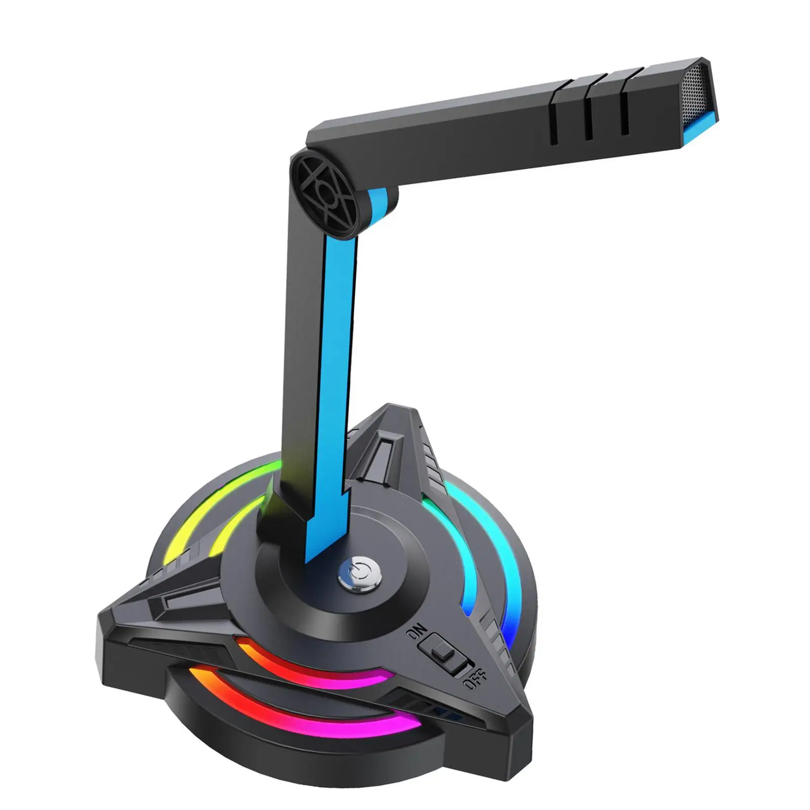 

USB-микрофон для караоке со светодиодной подсветкой, RGB-подсветильник кой