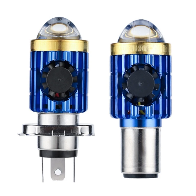 

LED Headlamp Spotlights Front Foglight H4 H6 Motorcycle Headlight Projector Lens Drop Shipping