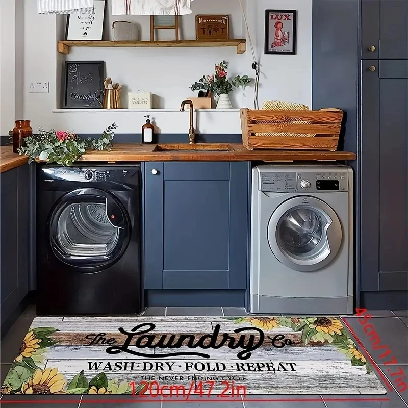 1 шт. коврик для стирки Подсолнечный резиновый прихожей нескользящий