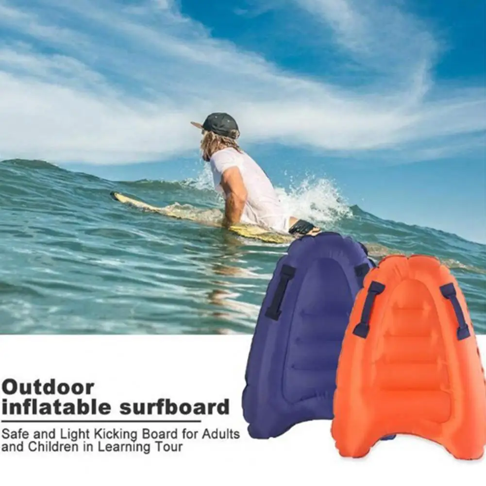 

Convenient Swimming Surfboard Nylon Floating Surfboard Solid Color Surfing Board Swimming Summer Water Fun Toy Multipurpose