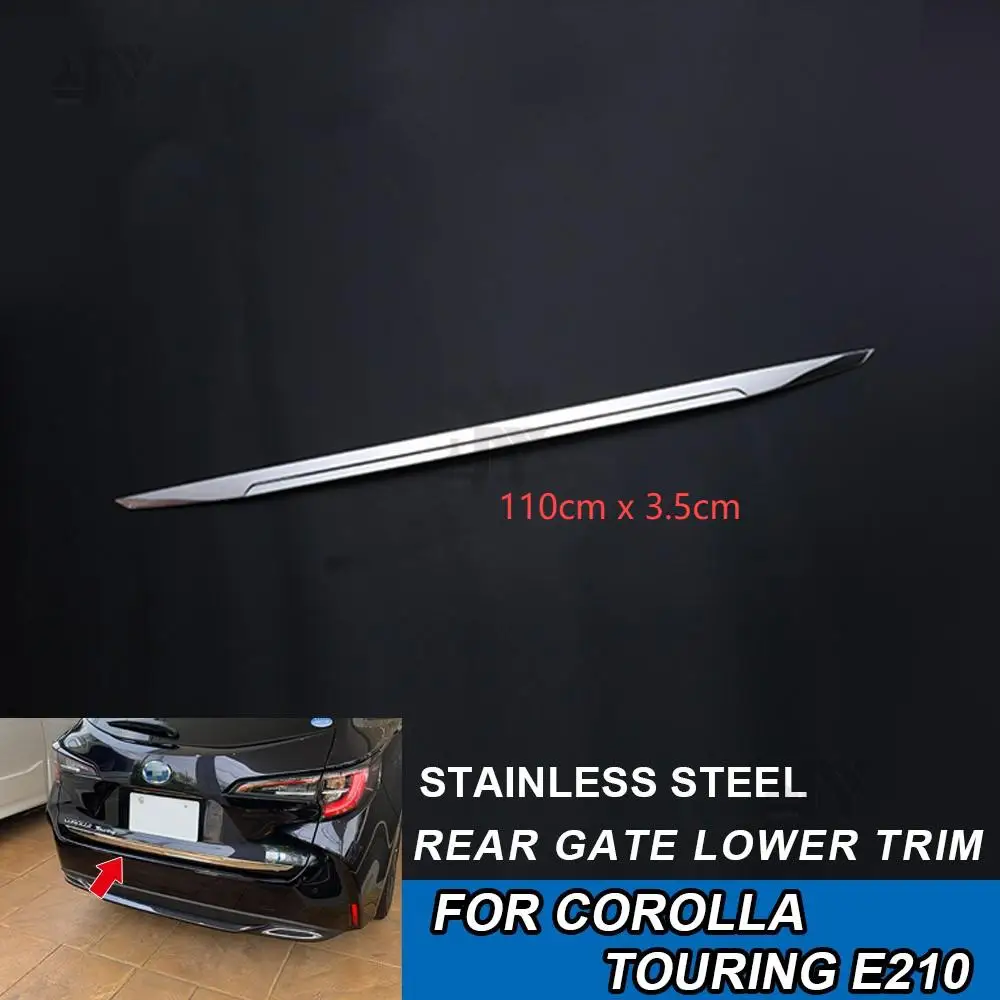 

Передний бампер автомобиля, задний бампер, защита от царапин, автомобильный аксессуар для стайлинга из нержавеющей стали для Toyota COROLLA TOURING E210 2019
