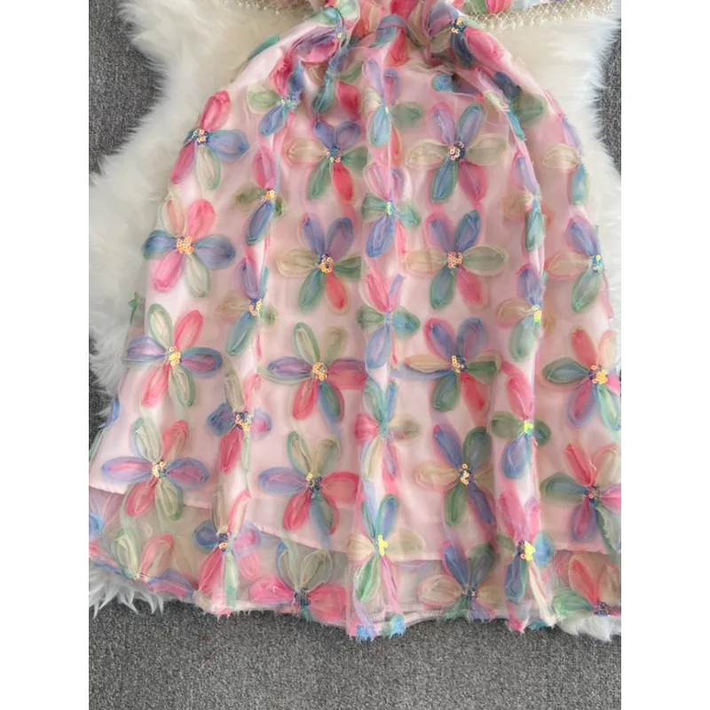 Милое элегантное женское платье с эффектом памяти со стоячим воротником