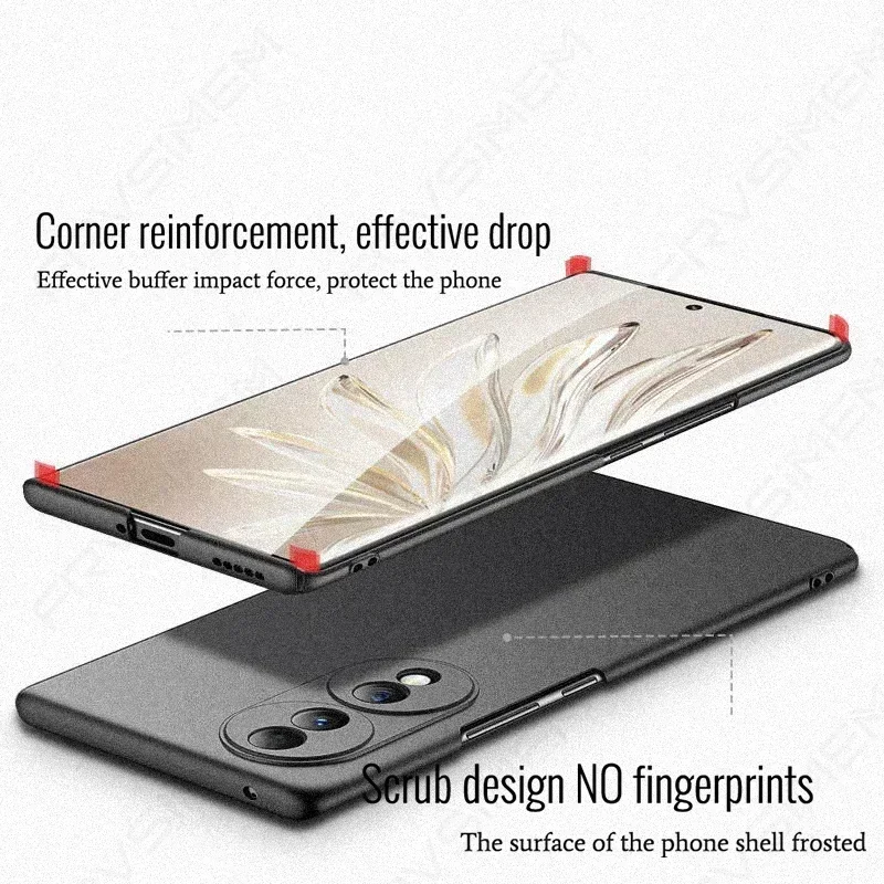 Нескользящий Тонкий матовый чехол для Huawei Honor 20 200 Pro 30 Plus + 70 50 10i 90 Rock Sand Hard