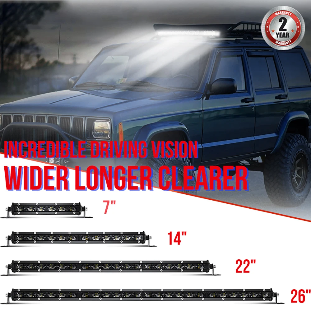2024 Новинка 7 &quot14&quot 20 &quotСветодиодная панель для внедорожника светодиодная