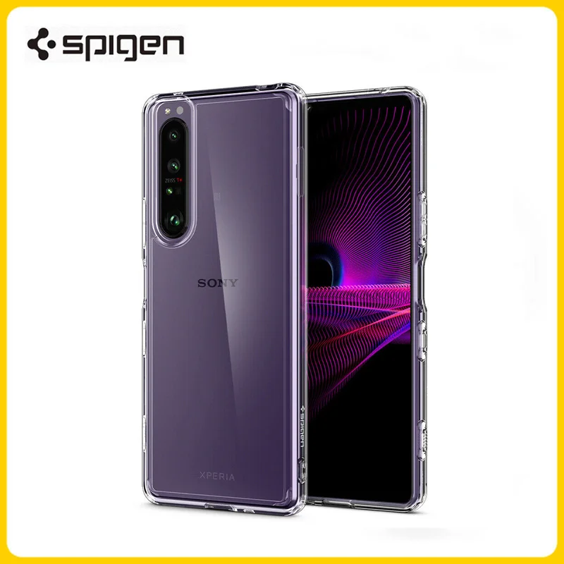 

Original Spigen Ultra Hybrid Transparent Case For Sony Xperia 1 III Shockproof PC Clear Cover