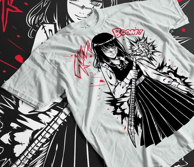 Мужская футболка Asa Mitaka Chainsaw унисекс с рисунком все размеры