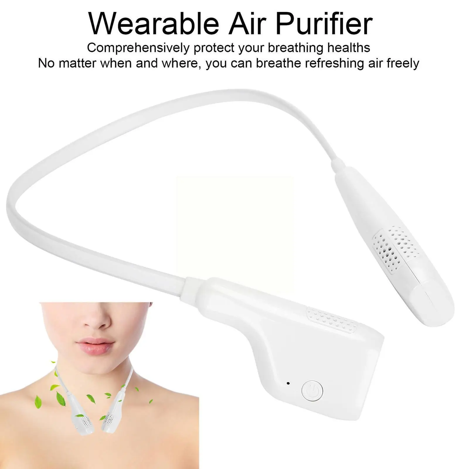 

New Hanging Air Purifier Negative Ion Purifier Portable Small Portable Deodorant Purifier Silent C6c1