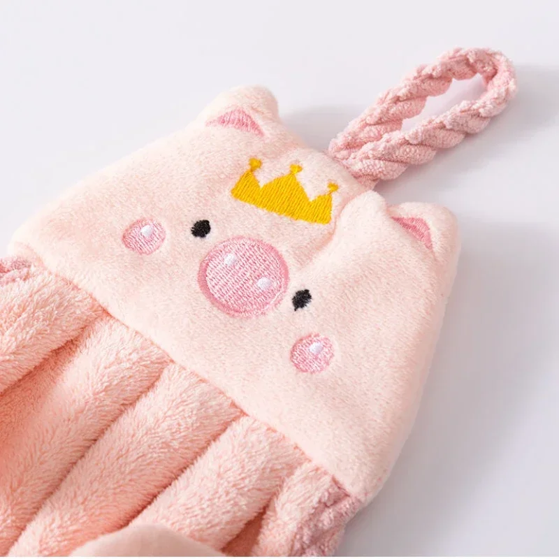 Милое мультяшное полотенце для рук мягкое приятное кожи быстросохнущее