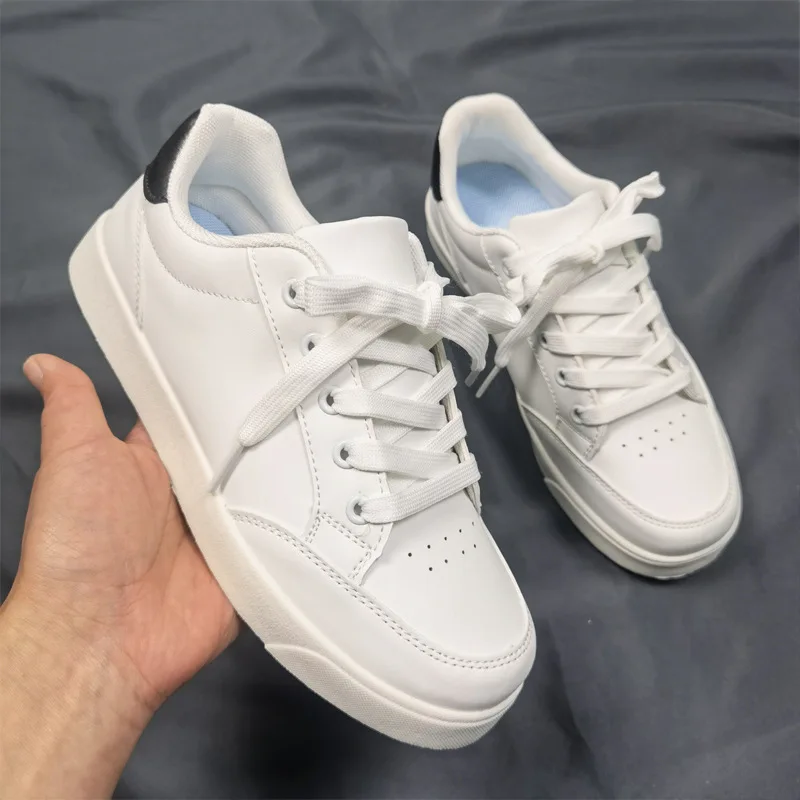 Women's small white shoes Classic casual sports students tennis shoes Men's and women's shoes Breathable running training shoes