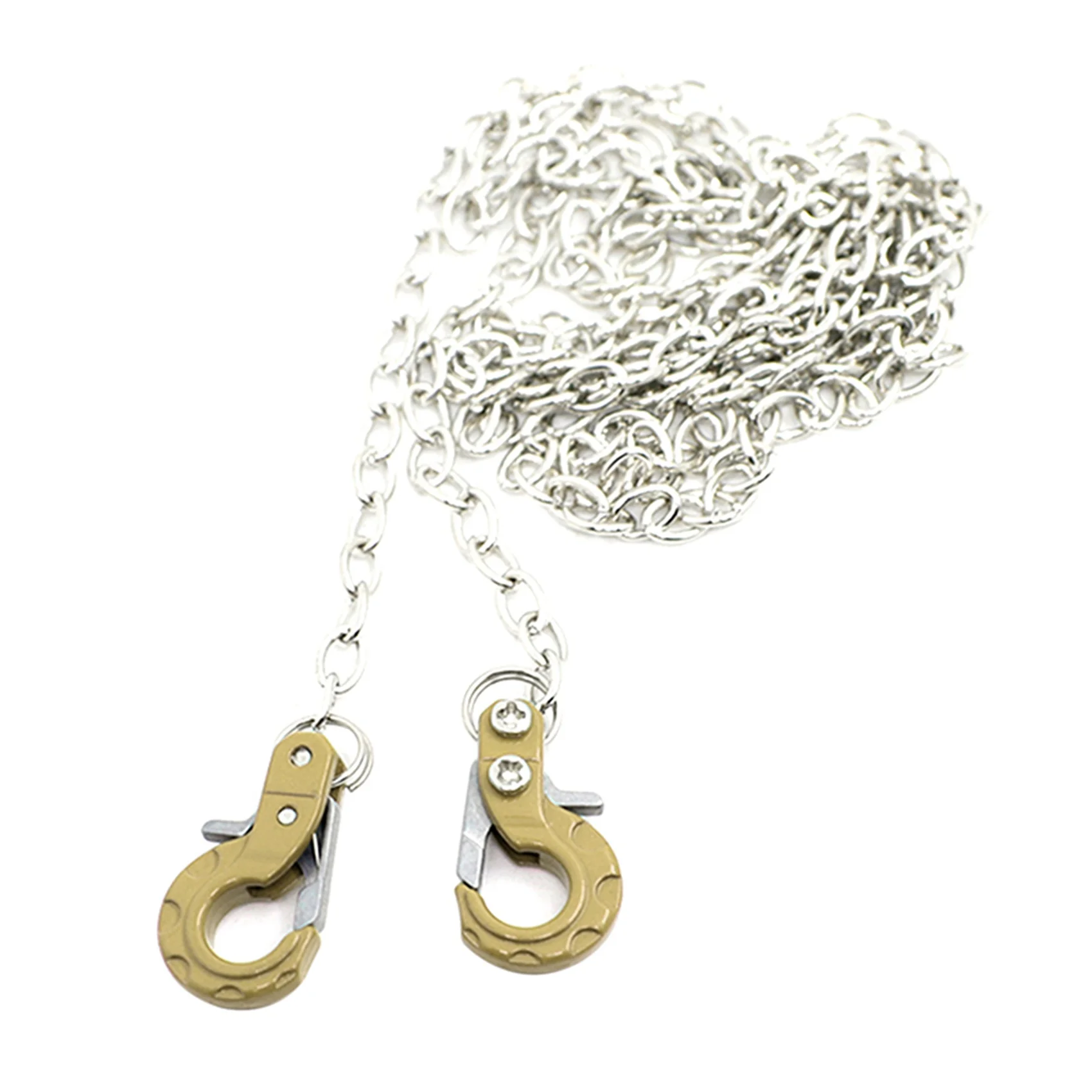 

Металлическая буксировочная цепь для радиоуправляемого автомобиля с крючком для прицепа для TRX4 Axial SCX10 90046 TAMIYA CC01 D90 D110 желтая машинка для по...